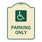 Signmission ADA Compliant Parking AccessibleHeavy-Gauge Aluminum Architectural Sign, 24" x 18", TG-1824-24662 A-DES-TG-1824-24662 - alternate 1